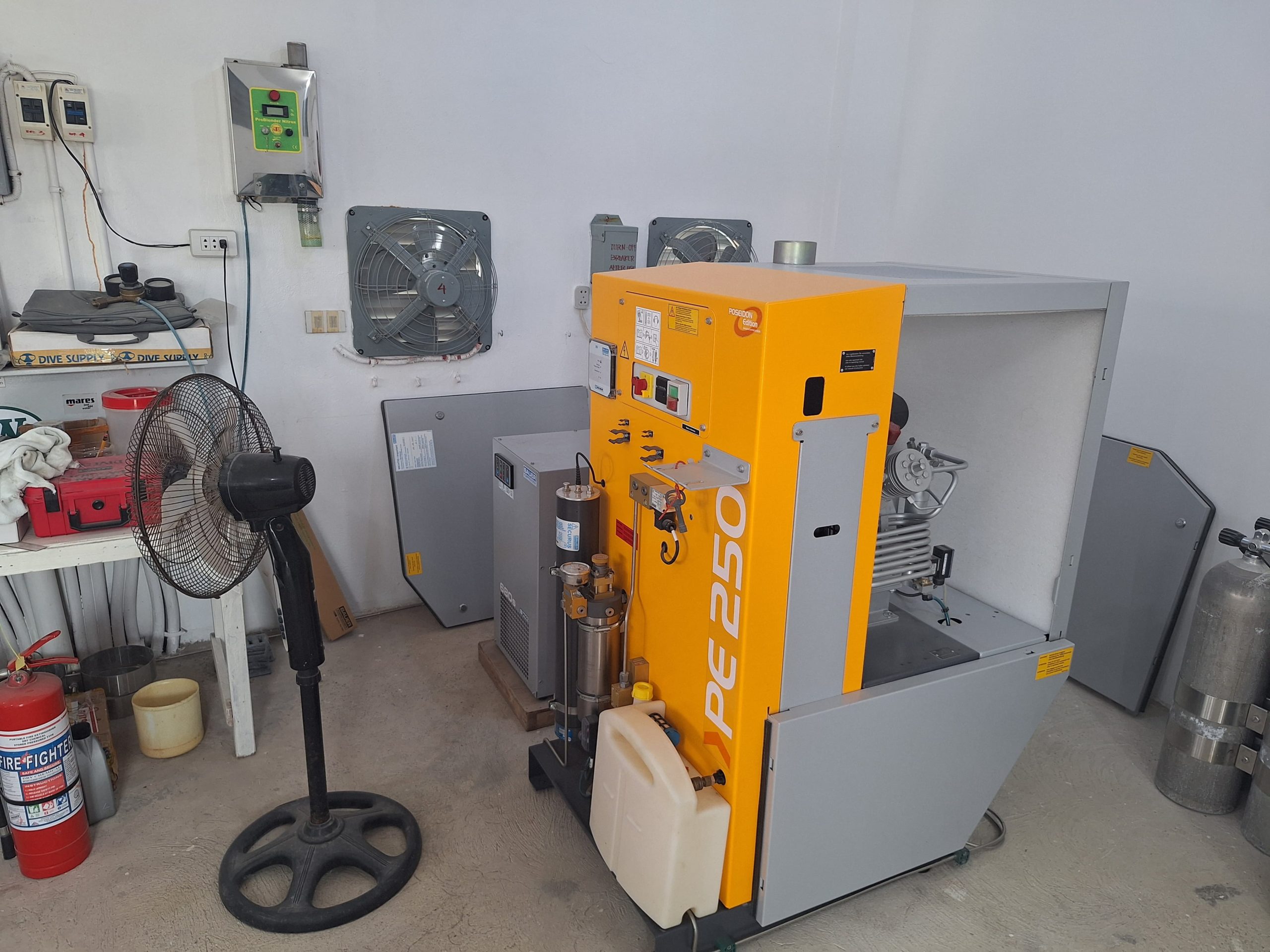 Ocean Passion compressor area